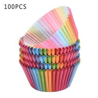 Bộ 100 Cốc Giấy Làm Bánh Cupcake