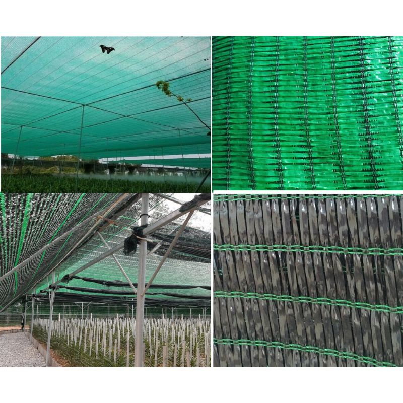 Lưới Che Nắng Thái Lan Khổ 2m  xanh và đen Che Nắng 80% loại tốt ,dày ,lưới làm mát sân vườn