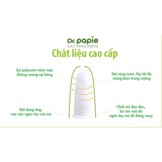 Tưa lưỡi Dr,papie cho bé