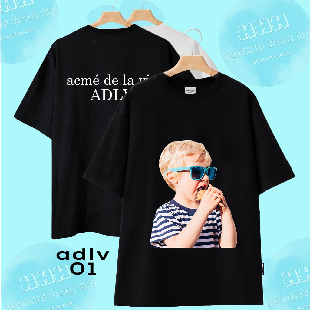 [Xịn Dày] Áo thun ADLV 350g Đen Full Tag Bọc, Full Mẫu, 1-25 - Streetwears SG - Link 1