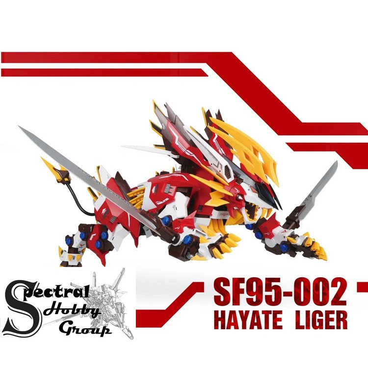 Mô hình nhựa lắp ráp Zoid 1/72 HMM Liger Beast Murasame Mugen Hayate SF95