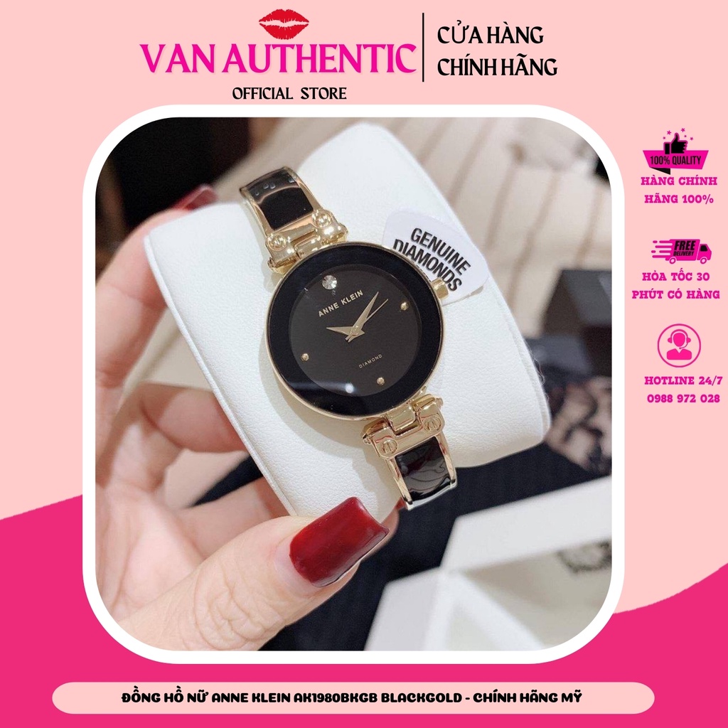 Đồng hồ nữ Anne Klein Đen AK1980BKGB- ĐEN-