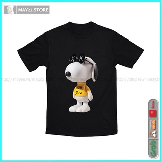 Áo thun nữ hình chó Snoppy vàng chất liệu cotton siêu mát - May22