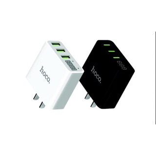Cốc sạc chính hãng hoco 3 cổng usb sạc nhanh