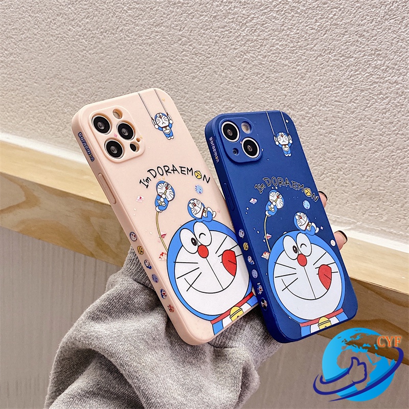 Ốp Điện Thoại Mềm Chống Sốc In Hình Doraemon Cho iPhone 14 Pro Max 14 13 12 11 Pro Max