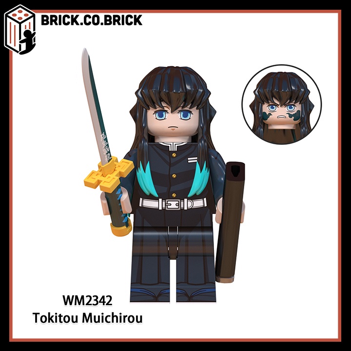 Thanh Guơm Diệt Quỷ Đồ Chơi Lắp Ráp Mô Hình Demon Slayer Xếp hình Minifigure Kimetsu No Yaiba WM6137