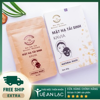 [CHÍNH HÃNG] Mặt Nạ Tái Sinh Kavia - Thải Độc Da, Loại Bỏ Mụn Cám, Mụn Đầu Đen - 100% Thiên Nhiên, Không Chất Bảo Quản