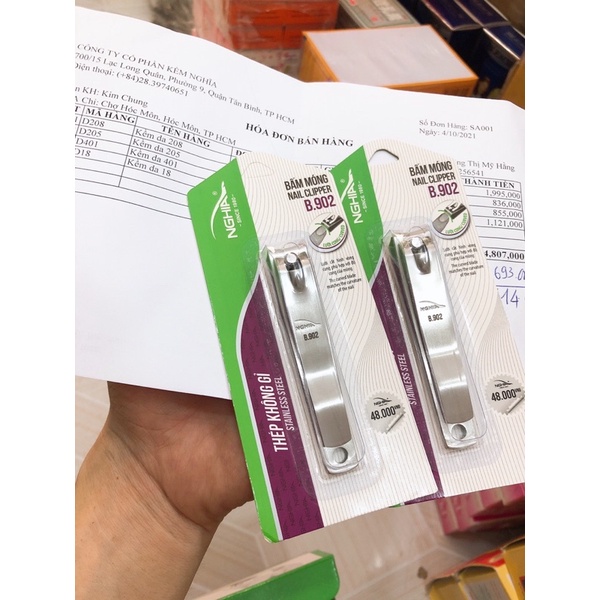 Bấm móng lớn Nghĩa B902 (Công ty Kềm Nghĩa)