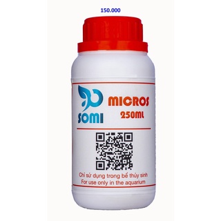 250 ml Phân nước vi lượng MICROS SoMi dành cho hồ thủy sinh, bucep - Phụ kiện thủy sinh