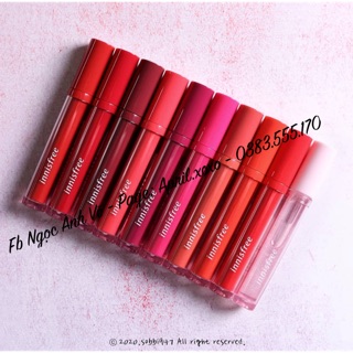 SON TINT NƯỚC HOA QUẢ 𝙄𝙉𝙉𝙄𝙎𝙁𝙍𝙀𝙀 𝙁𝙍𝙐𝙄𝙏𝙔 𝙎𝙌𝙐𝙀𝙀𝙕𝙀 𝙏𝙄𝙉𝙏