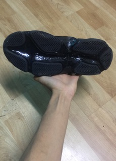 [Rẻ vô địch+full box]Giày balen trips đen full size