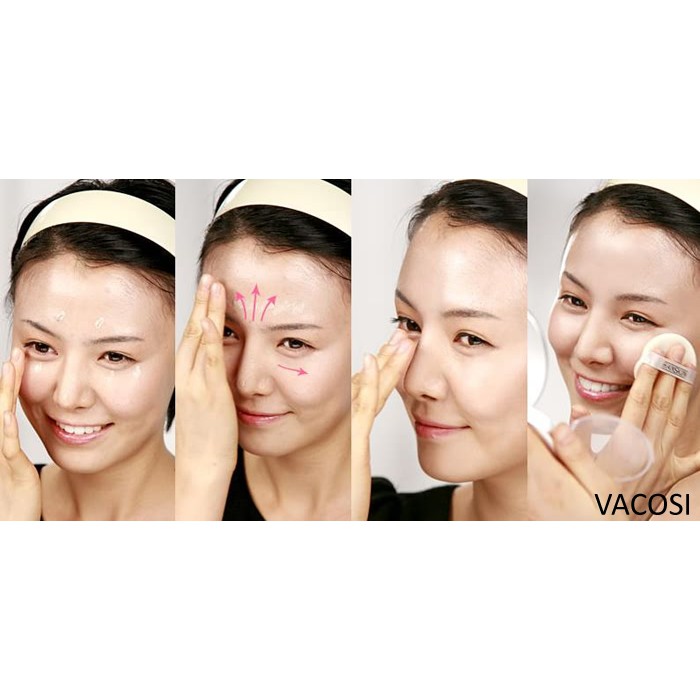 (60ml) Kem trang điểm trắng da Vacosi Natural Studio Whitening CC Cream