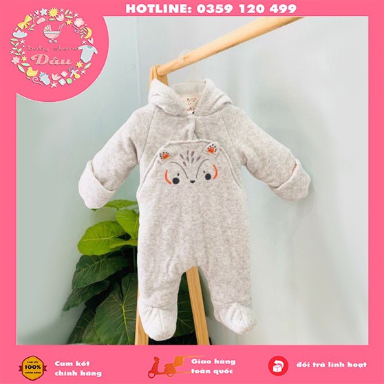 BODY Ủ LÔNG LÓT BÔNG CỰC ẤM HỌA TIẾT CÁO DỄ THƯƠNG CHO BÉ TỪ SƠ SINH ĐẾN 2 TUỔI