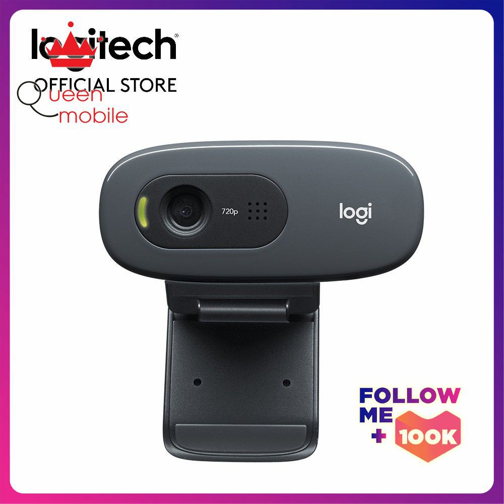 Webcam Logitech C270-Gọi video HD 720p