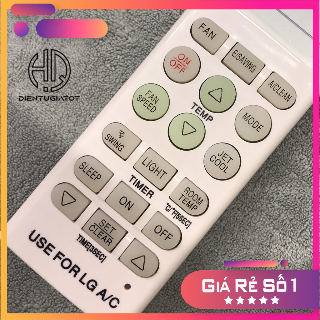 -BH 3 Tháng- Remote điều khiển máy lạnh LG E09SQ dài-18 nút Inverter