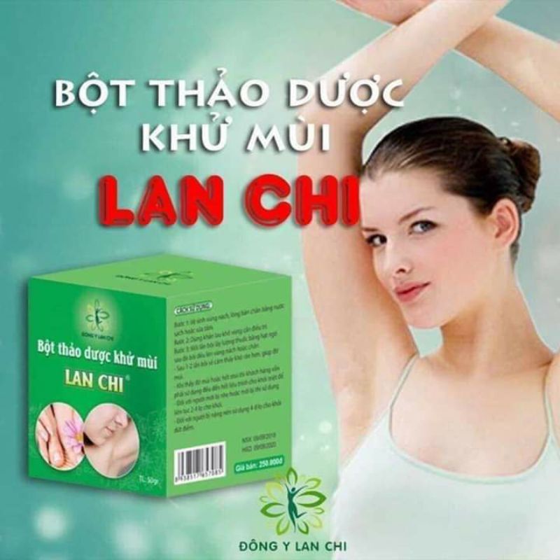 Hôi nách Lan Chi_ bột khử mùi_cam kết 100% chính hãng