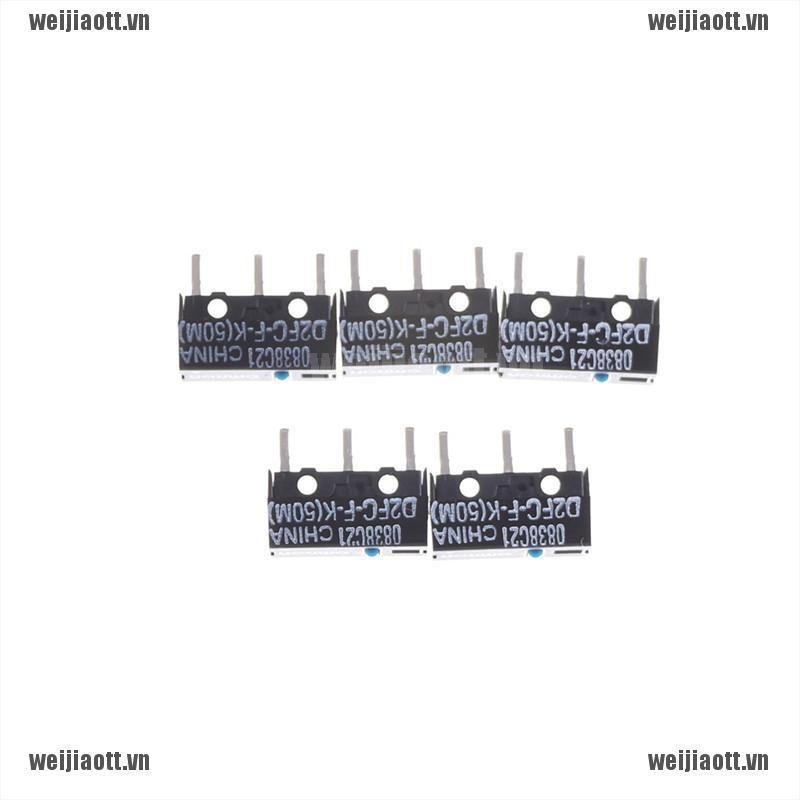 OMRON Set 5 Chuột Máy Tính Màu Xanh Dương Wejt 2fc-f-k (50M)