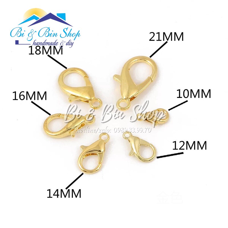 Sỉ 200 Cái Móc Càng Cua Làm Vòng Đeo Tay, Dây Chuyền, Làm Trang Sức Handmade