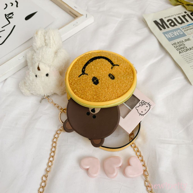 Túi đeo chéo hình gấu dễ thương cho bé gái