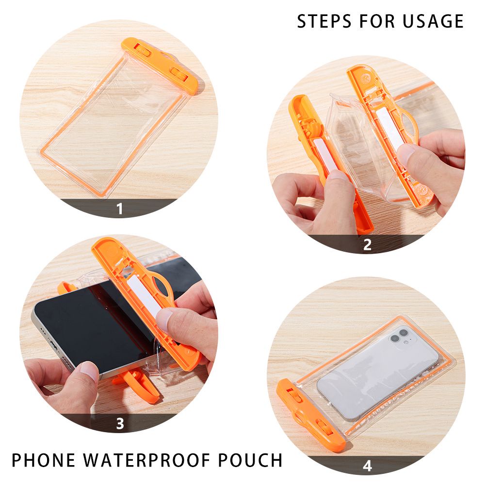 Túi PVC đựng điện thoại chống nước tiện lợi nhiều màu sắc tùy chọn