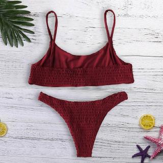 Bộ Bikini Phối Dây Có Đệm Mút Dành Cho Nữ