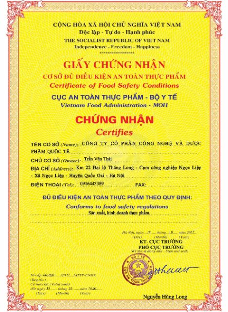 Cốm dinh dưỡng chùm ngây