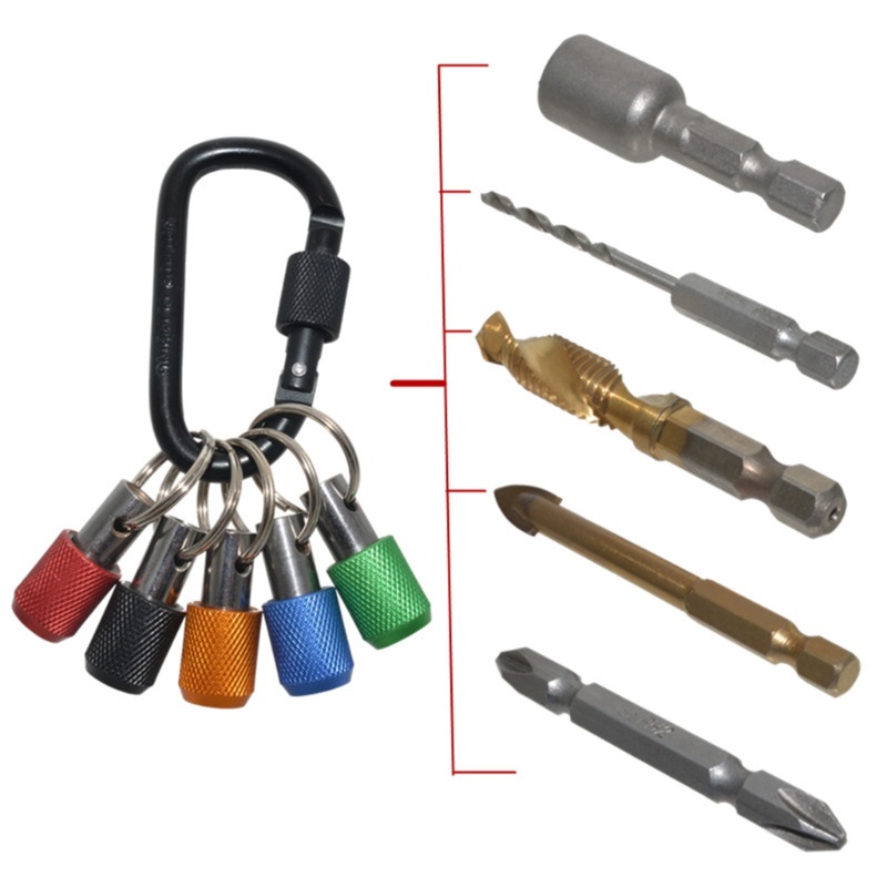 Set 5 Giá Đỡ Mũi Khoan Lục Giác 1 / 4 Tiện Lợi