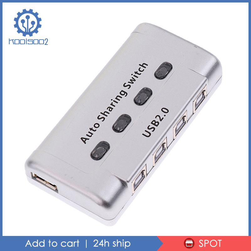 Bộ Chuyển Đổi Hub 4 Cổng Usb 2.0 Hỗ Trợ Win7