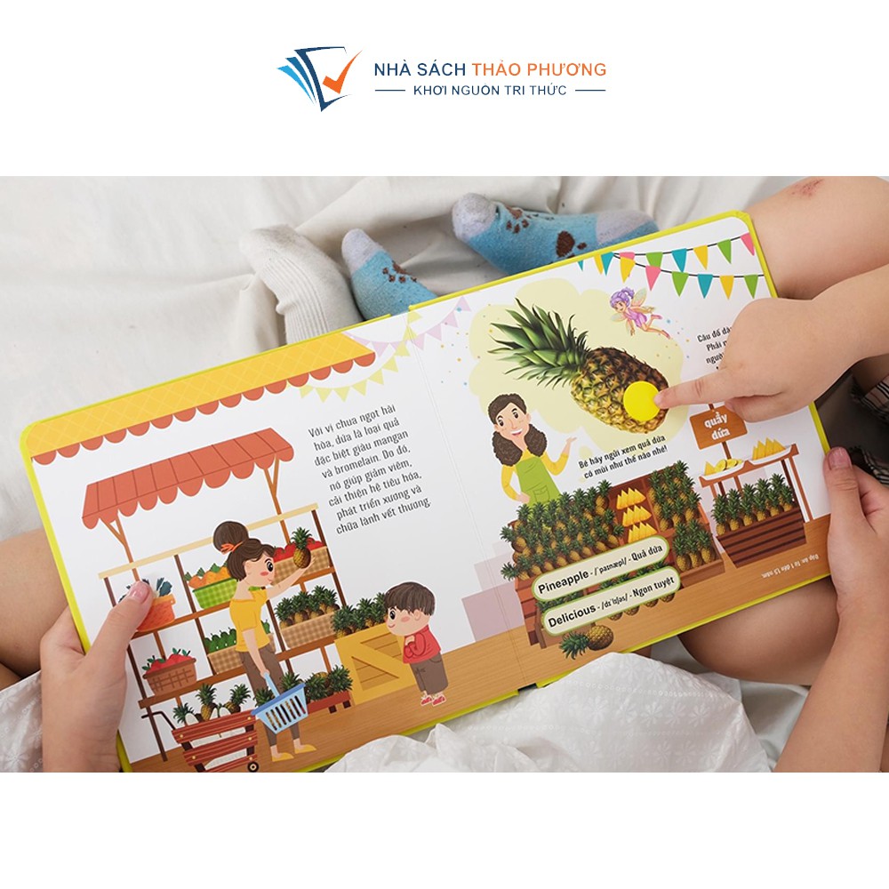 Sách - Mùi hương hoa và trái cây tương tác độc đáo kèm audio đọc sách (Bìa cứng)