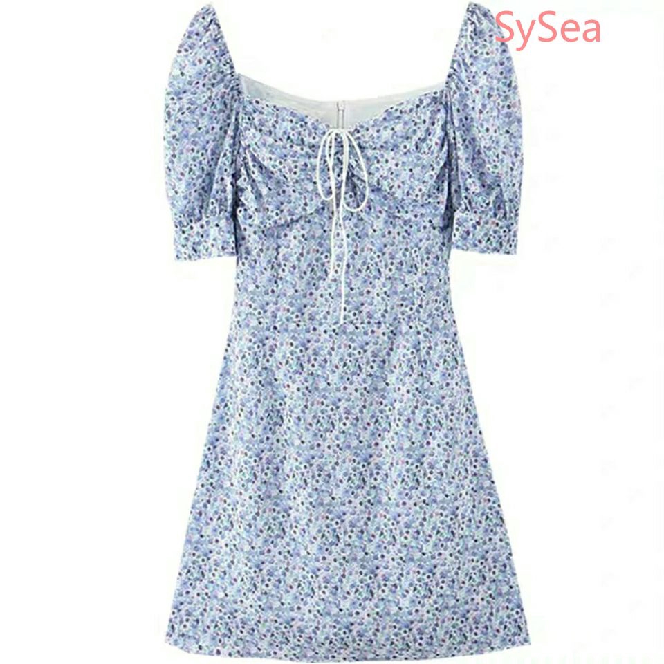 Đầm Voan Hoa Phong Cách Retro Xinh Xắn Cho Nữ | BigBuy360 - bigbuy360.vn