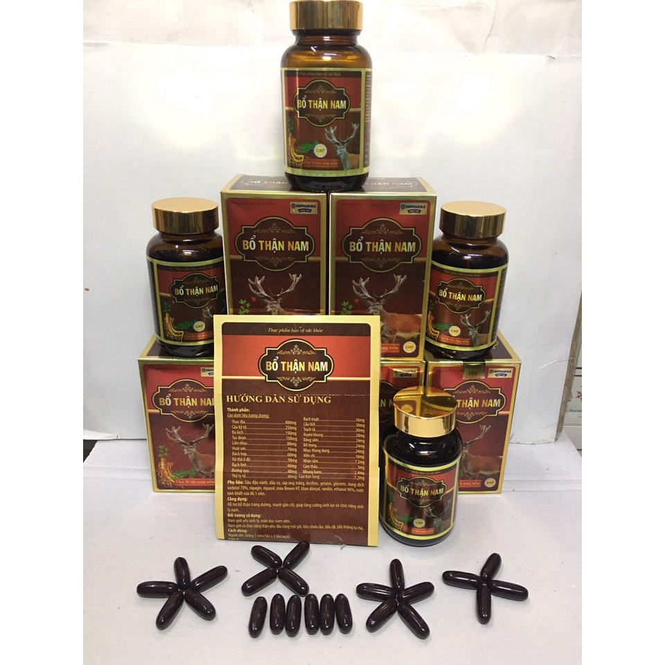 Sâm nhung tăng cường sinh lý Bổ Thận Nam giảm xuất tinh sớm-Hộp 30 Viên