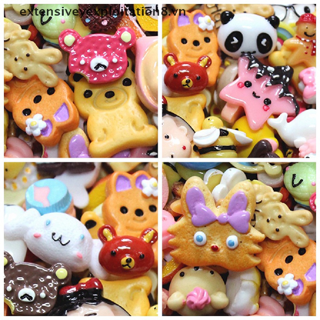 Bộ 10 Mô Hình Bánh Donut Đồ Chơi Mini Trang Trí Điện Thoại