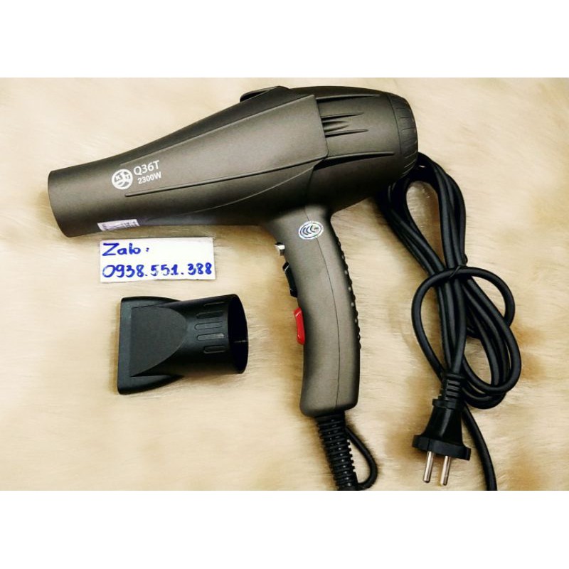 Máy sấy tóc công suất siêu mạnh BARBERWELL 858 2300W chuyên dụng cho salon
