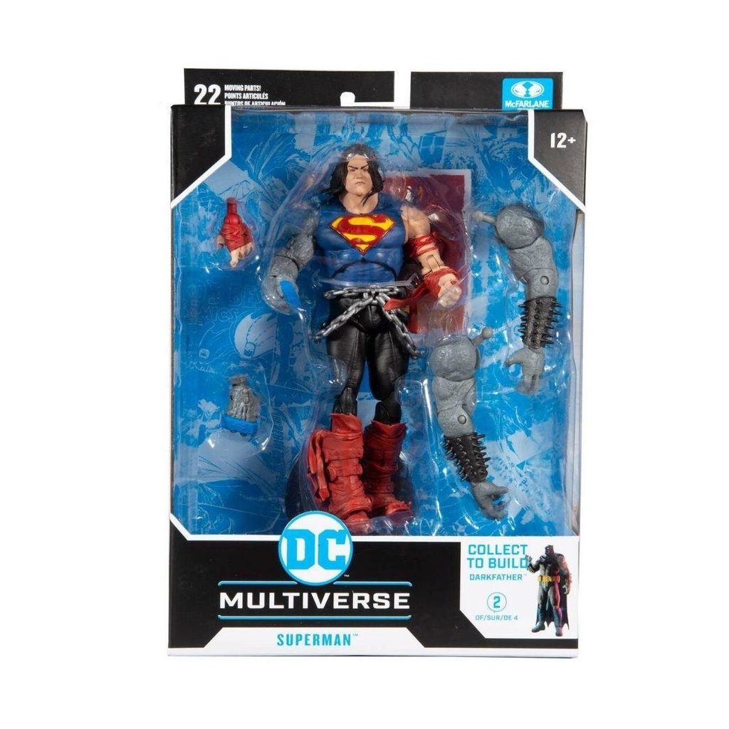 Mô hình DC Multiverse Superman 18cm Death Metal McFarlane Mô hình có khớp Nhựa PVC, ABS CHÍNH HÃNG MỸ DCMF23