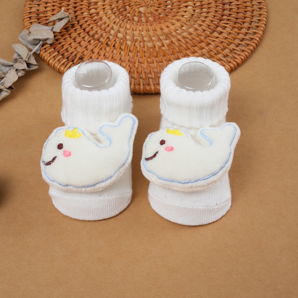 Vớ cotton Chống Trượt In Họa Tiết Hoạt Hình 3d Dễ Thương Cho Bé Sơ Sinh
