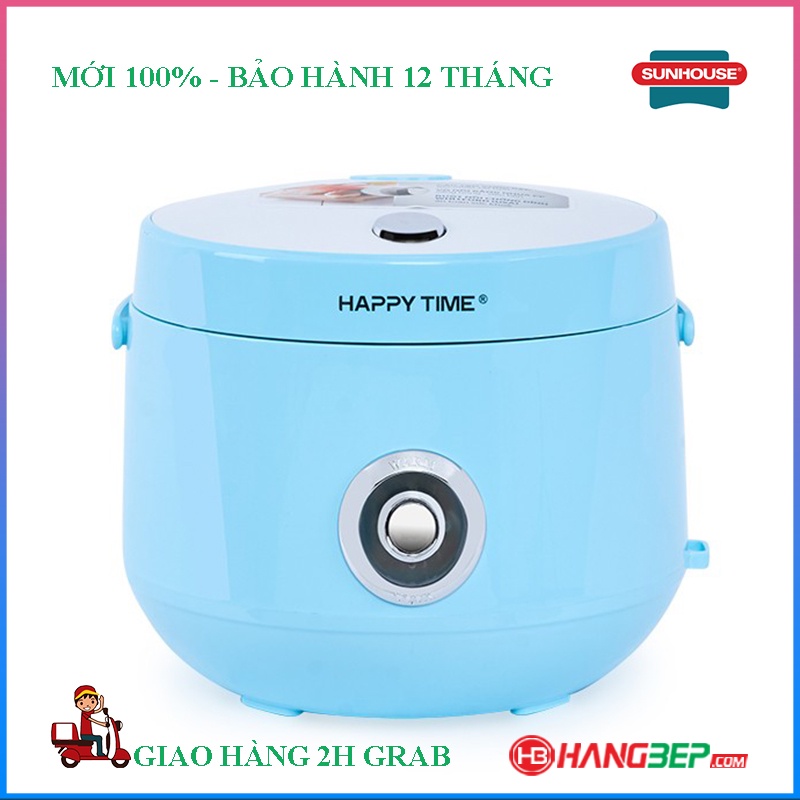 Nồi cơm điện 1.2L Happy Time (Sunhouse) HTD8522G - Hàng chính hãng bảo hành 12 tháng