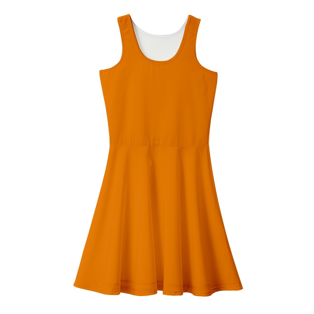 Bộ đồng phục áo thun tay ngắn và váy hóa trang bé gái trong phim Squid Game vui chơi tiệc Halloween | BigBuy360 - bigbuy360.vn