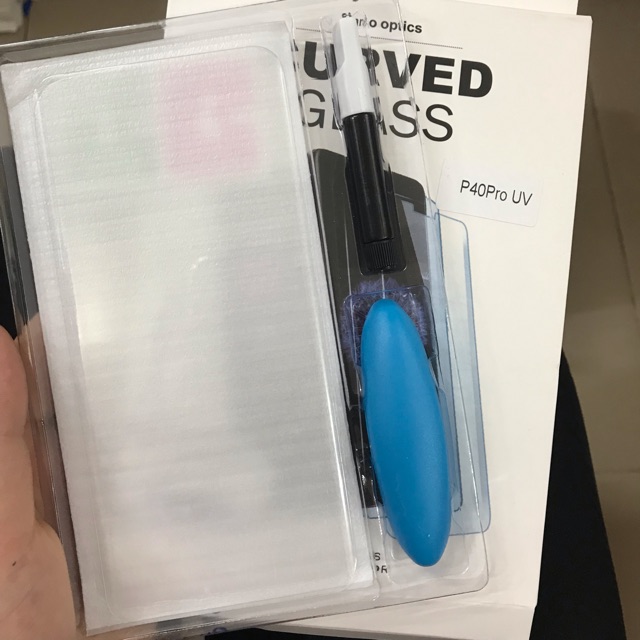 Kính cường lực Full keo UV cho Huawei P40 Pro, bảo vệ màn hình