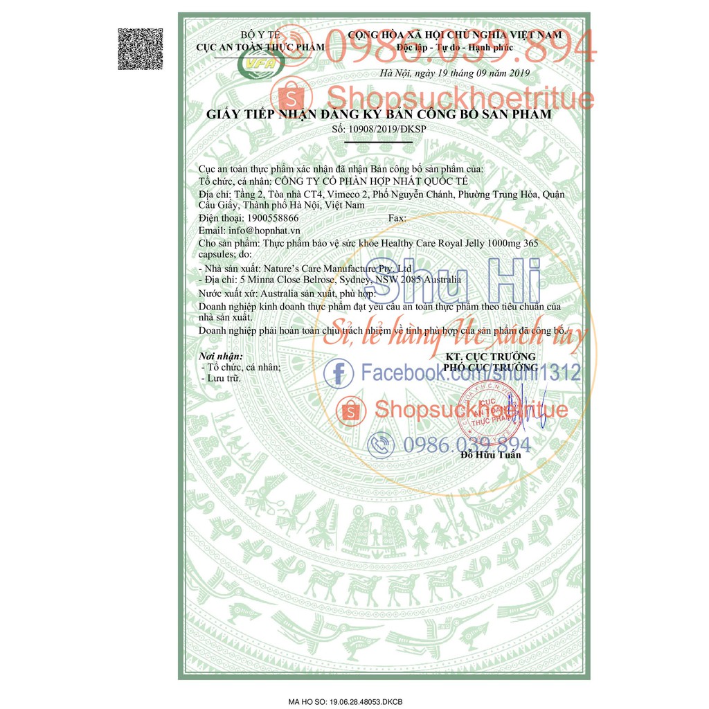 (Mẫu mới) Sữa ong chúa Healthy Care Royal Jelly 1000mg lọ 365v - Hàng Úc đi air, đủ tem bill Chemist | BigBuy360 - bigbuy360.vn