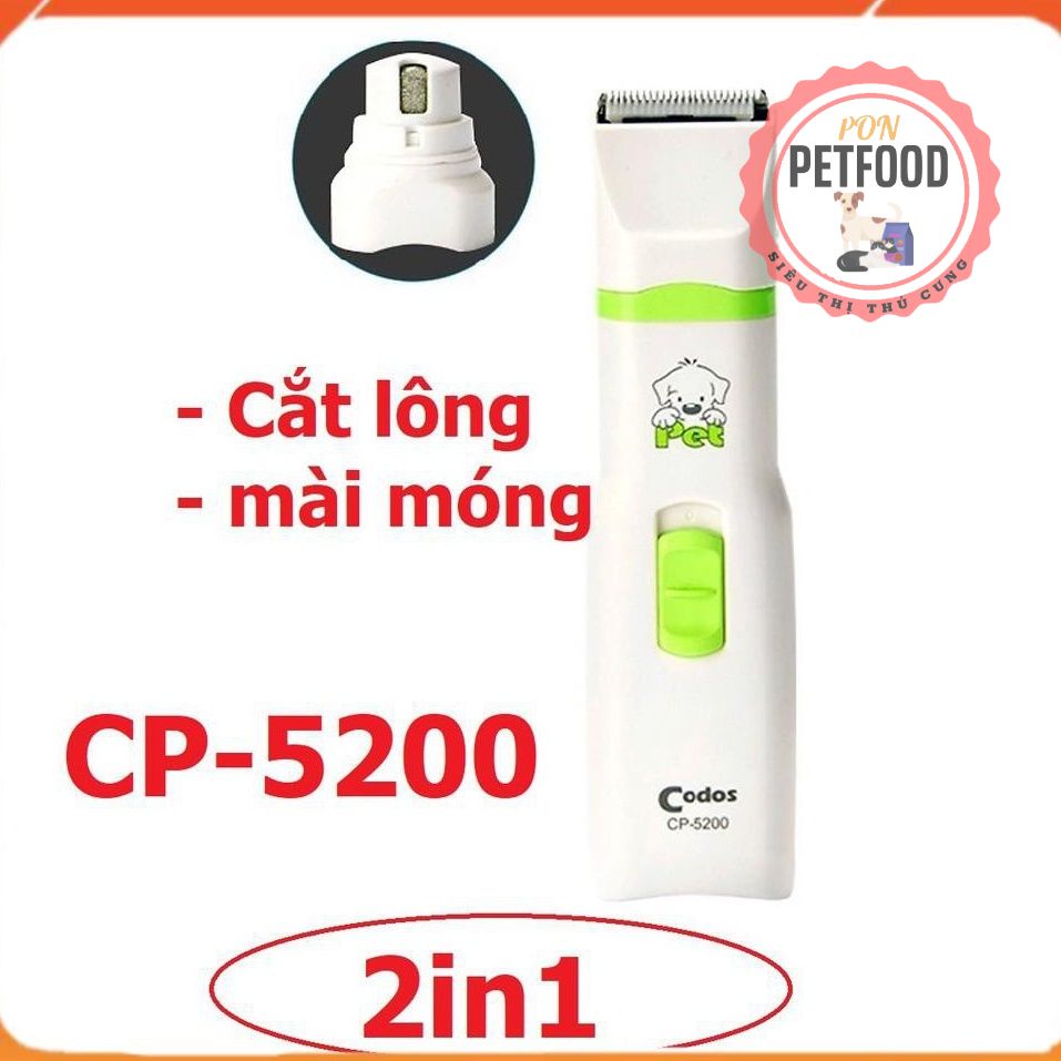 (Bảo hành 6 tháng) MÁY MÀI MÓNG Thú cưng (3 loại) CODOS CP-3300 CP-3301 CP5200 - mài móng chó mèo chuyên dụng cho SPA