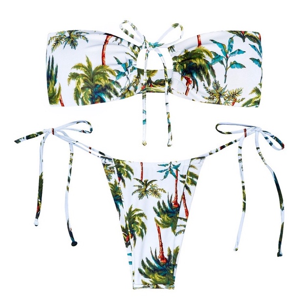 Đồ bơi hai mảnh BOLD BIKINI họa tiết Tropical mặc được nhiều kiểu