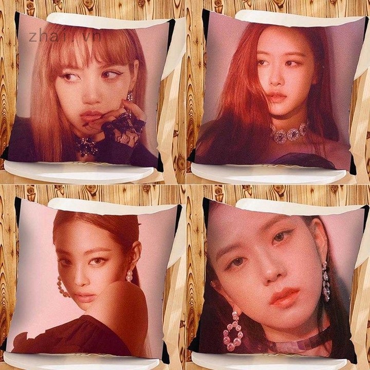 Gối Blackpink Lisa Jisoo Jennie Rose nhóm nhạc idols Hàn Quốc êm ái thoải mái