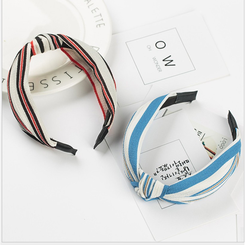 Bờm kẻ xanh dương - Trắng BN17 bản to