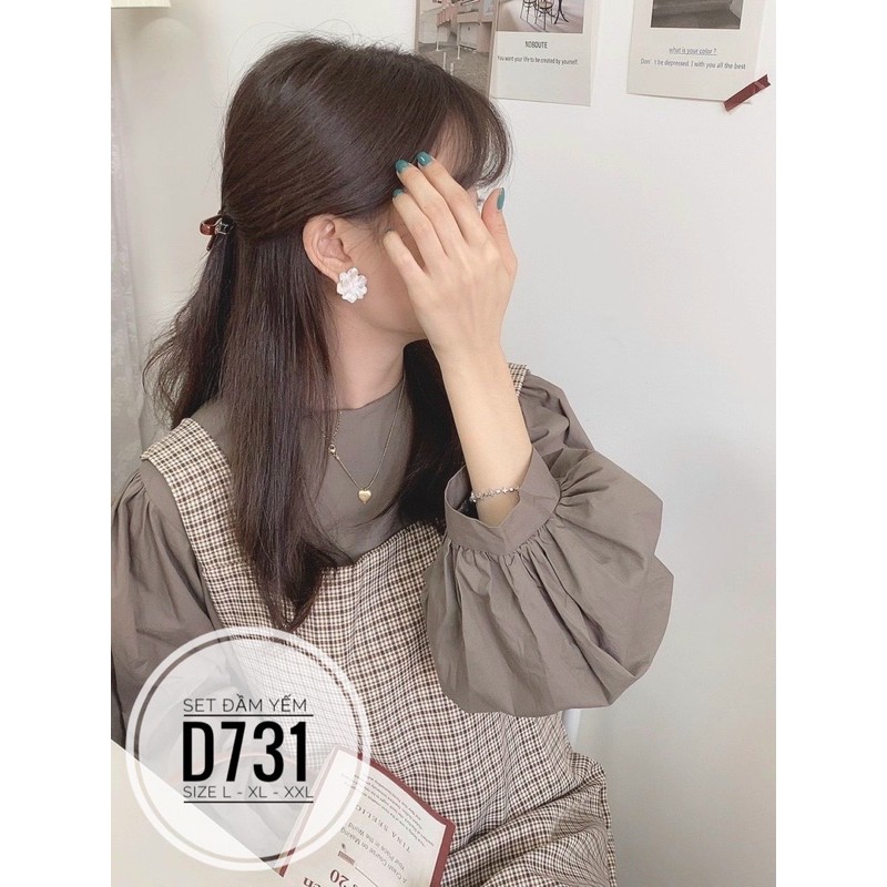 Bigsize Set đầm yếm