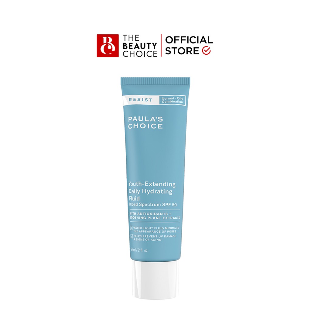 Kem dưỡng Paula's Choice RESIST Youth-Extending Daily Mattifying Fluid SPF 50 (60mL)