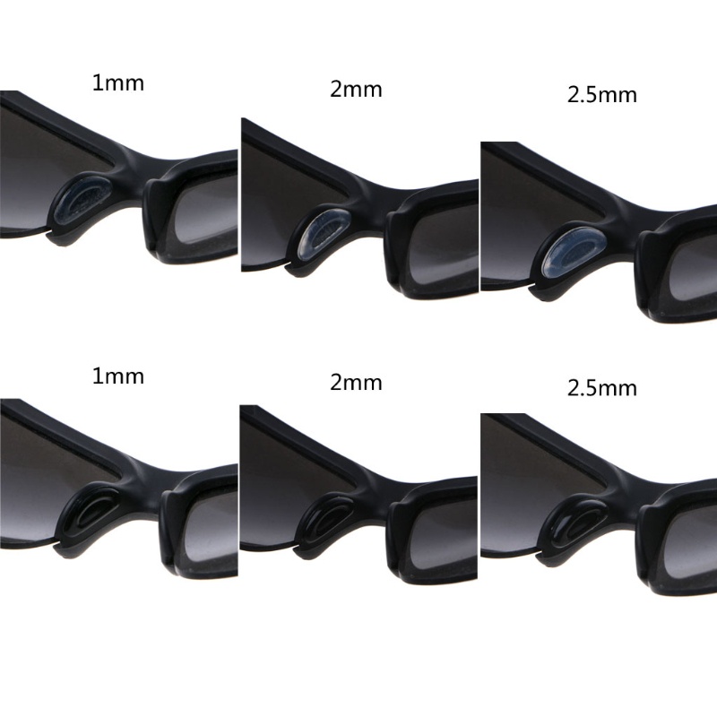 Set 10 Đôi Vớ Họa Tiết Dễ Thương Xinh Xắn Cao Cấp ​Miếng Đệm Mũi Bằng Silicon Mềm Chống Trượt Hỗ Trợ Mắt Kính
