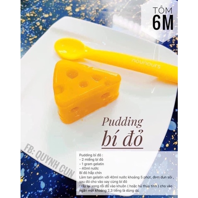 Gelatine vô cơ/Hữu cơ/Bột pudding/ Bột nở hữu cơ chế biến bữa phụ cho bé