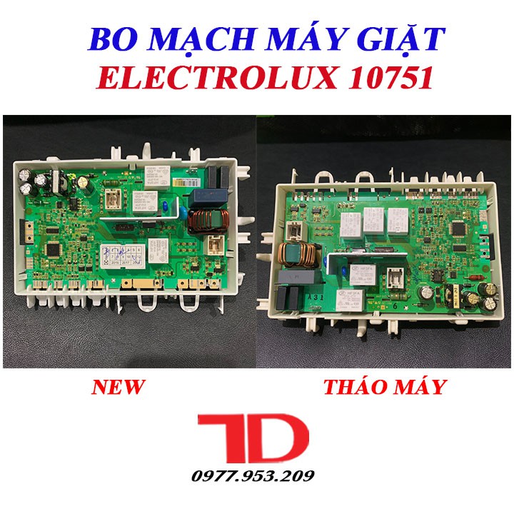 BO MẠCH NGUỒN MÁY GIẶT ELECTROLUX 10751