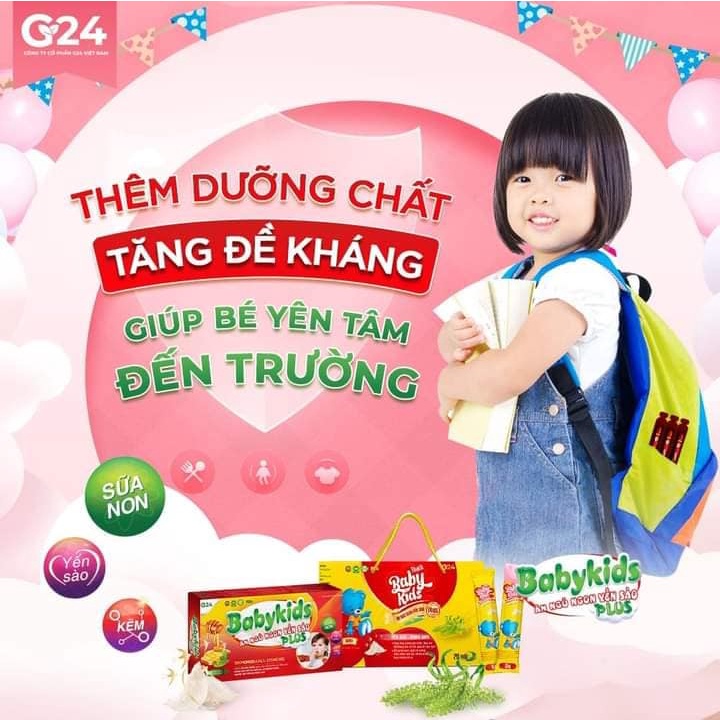 Ăn ngủ ngon yến sào Babykids plus CHÍNH HÃNG