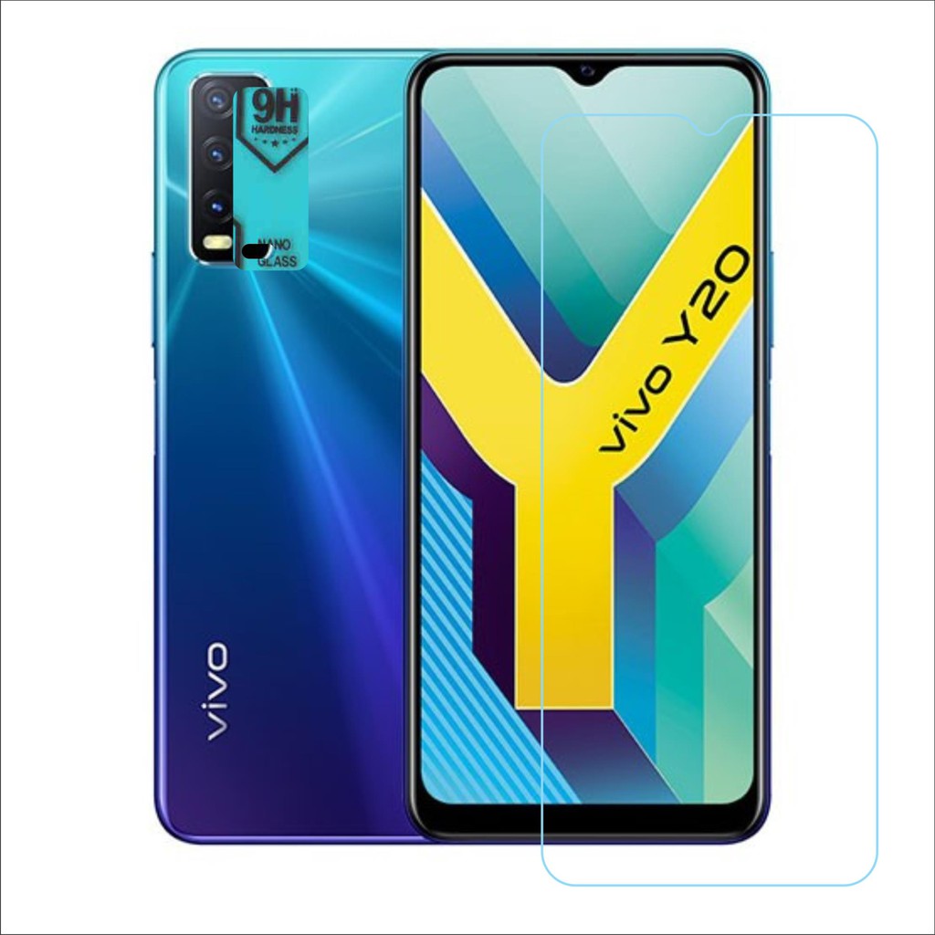 Kính Cường Lực Nano Dẻo, Dán PPF VIVO Y20, Y20S, Y12S + Kính Bảo vệ camera VIVO Y20, Y20S, Y12S